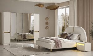 Javier Delux Yatak Odası Takımı (Akordion)