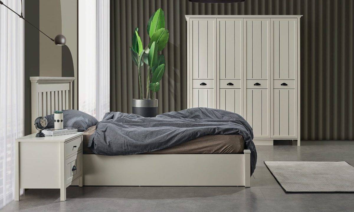 Ecru 100*200 Karyola - Bazalı - Görsel 3