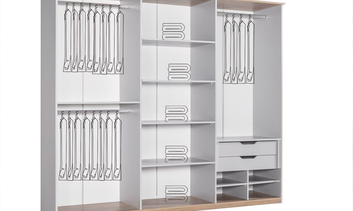 Nordic 6 Kapılı Dolap - Görsel 2